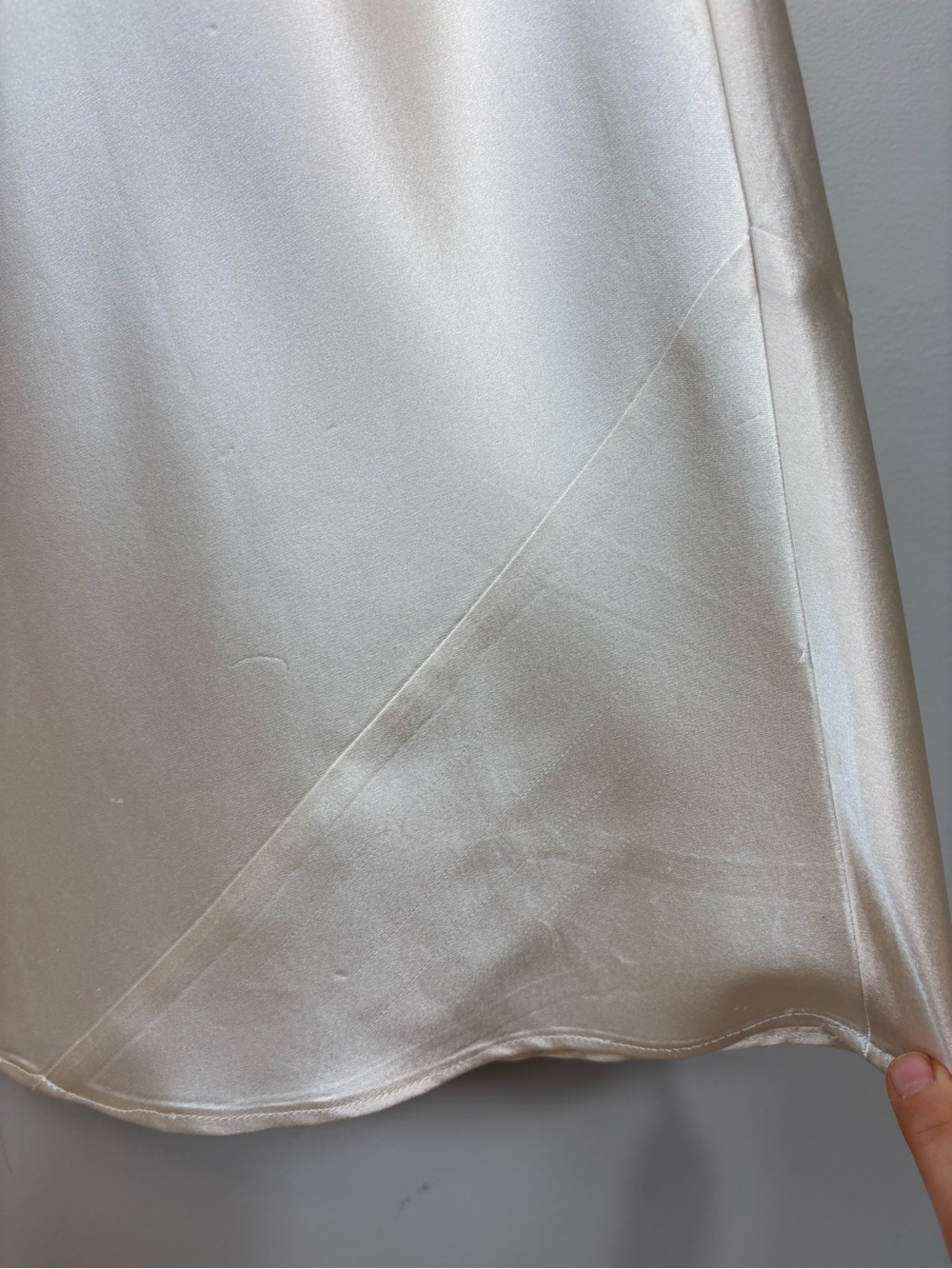 Reformation Chania Silk Dress Ivory Size Small *No Buttons - Picture 9 of 16